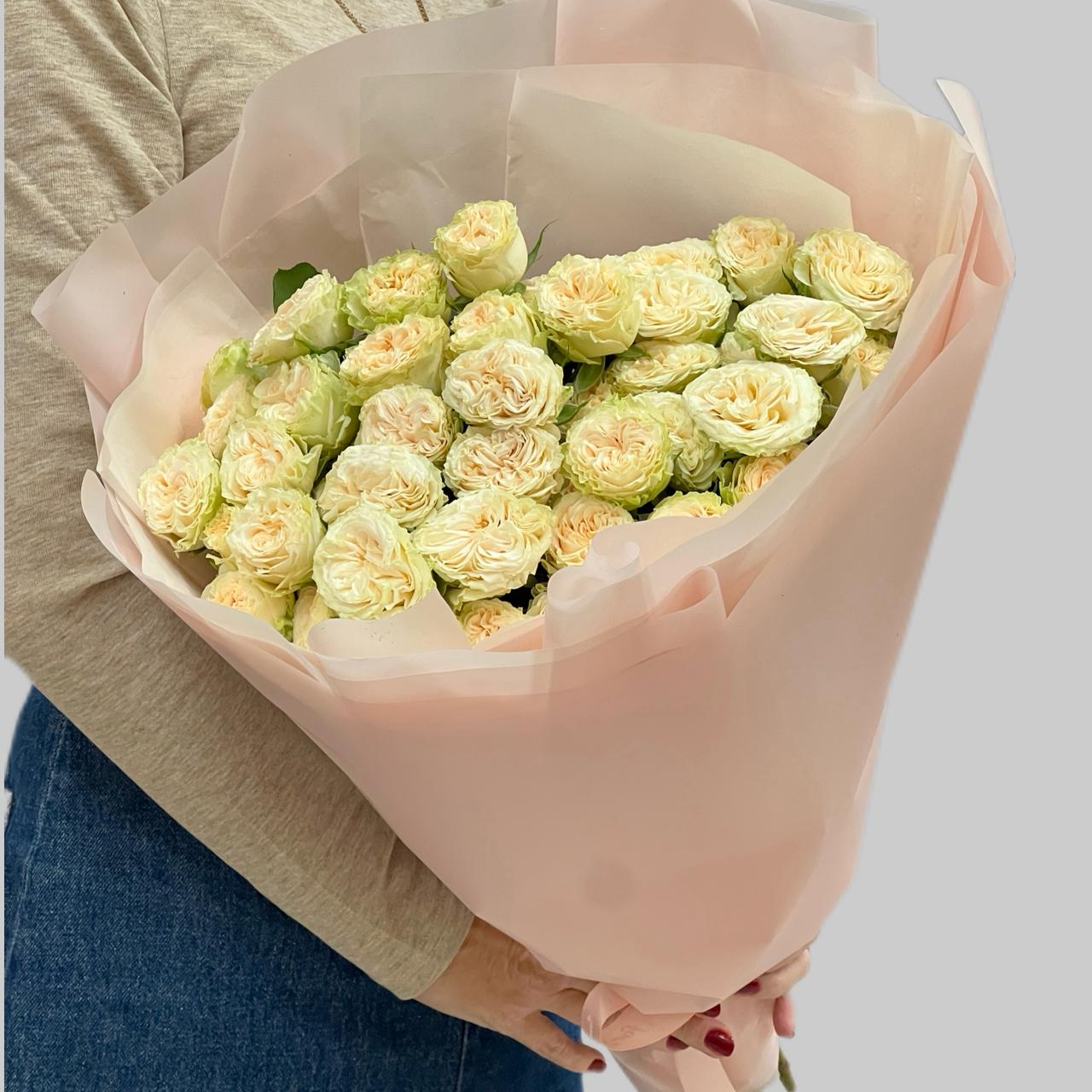 Букет 11 роз Саммер Роуз